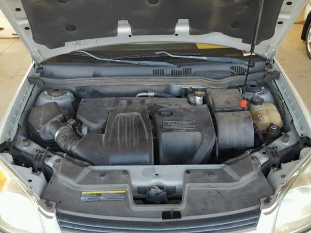 1G1AT58HX97284074 - 2009 CHEVROLET COBALT LT SILVER photo 7