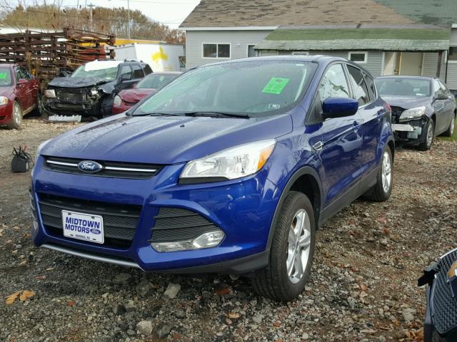 1FMCU9GX6EUD15227 - 2014 FORD ESCAPE SE BLUE photo 2