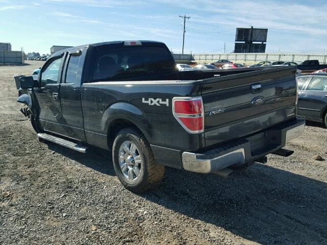 1FTFX1EFXCFC28999 - 2012 FORD F150 SUPER BLACK photo 3