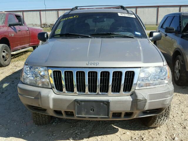 1J4GW48S3YC224264 - 2000 JEEP GRAND CHER GRAY photo 9