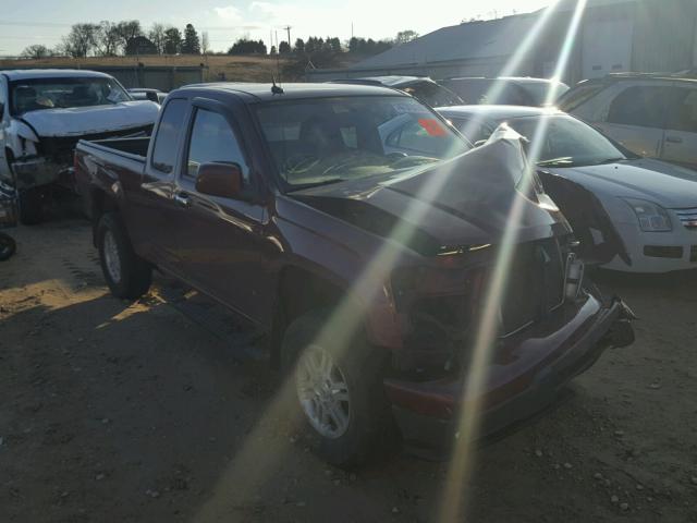 1GCDT19E498154934 - 2009 CHEVROLET COLORADO MAROON photo 1