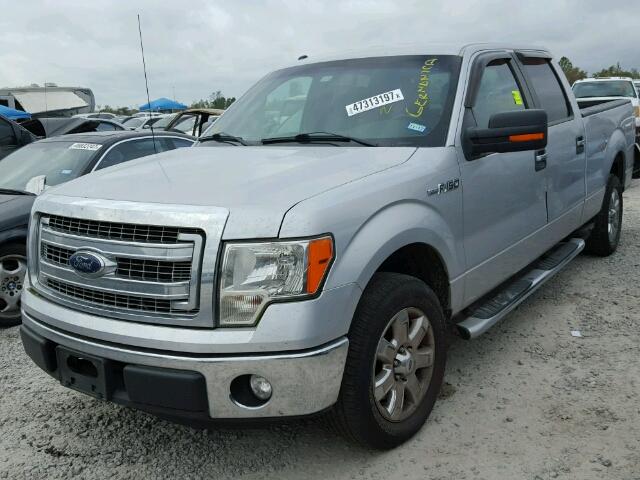 1FTFW1CF7DKG06811 - 2013 FORD F150 SUPER SILVER photo 2