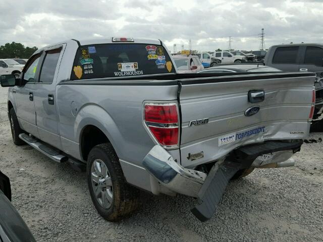 1FTFW1CF7DKG06811 - 2013 FORD F150 SUPER SILVER photo 3