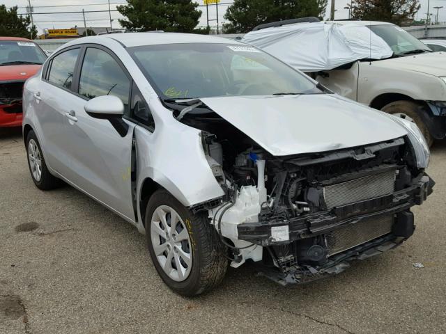 KNADM4A35G6544150 - 2016 KIA RIO LX SILVER photo 1