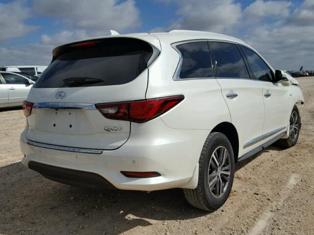 5N1DL0MNXKC508035 - 2019 INFINITI QX60 LUXE WHITE photo 4