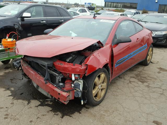 1G2ZH158064151415 - 2006 PONTIAC G6 GT RED photo 2