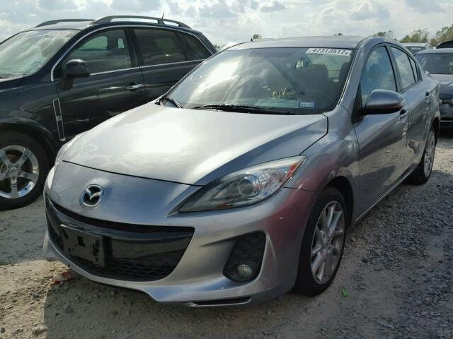 JM1BL1W58C1605164 - 2012 MAZDA 3 S GRAY photo 2