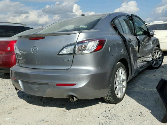 JM1BL1W58C1605164 - 2012 MAZDA 3 S GRAY photo 4