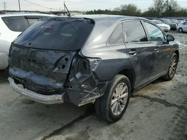 4T3BA3BB3BU028847 - 2011 TOYOTA VENZA BASE CHARCOAL photo 4