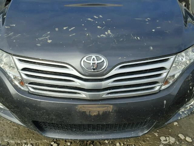 4T3BA3BB3BU028847 - 2011 TOYOTA VENZA BASE CHARCOAL photo 7