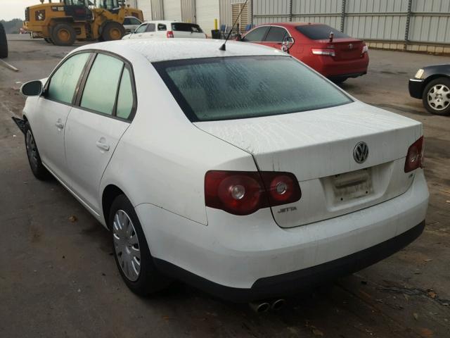 3VWJM71K38M106370 - 2008 VOLKSWAGEN JETTA S WHITE photo 3