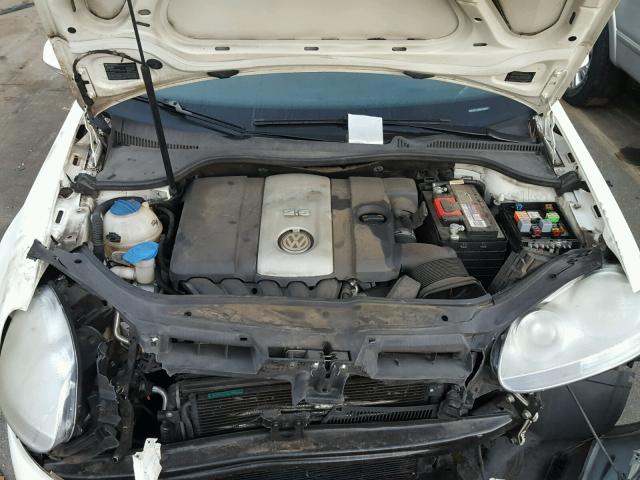 3VWJM71K38M106370 - 2008 VOLKSWAGEN JETTA S WHITE photo 7