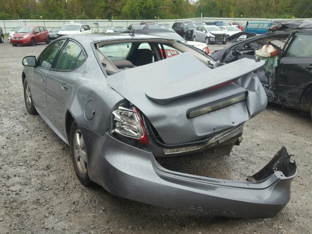2G2WP552171165636 - 2007 PONTIAC GRAND PRIX GRAY photo 3