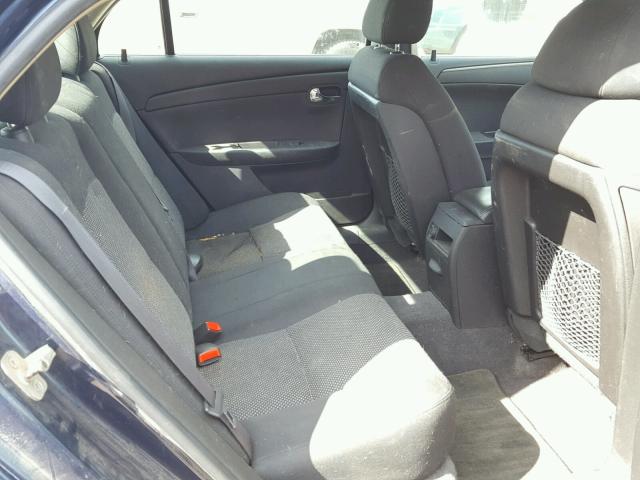 1G1ZH57B59F182835 - 2009 CHEVROLET MALIBU 1LT ლურჯი ფოტო 6