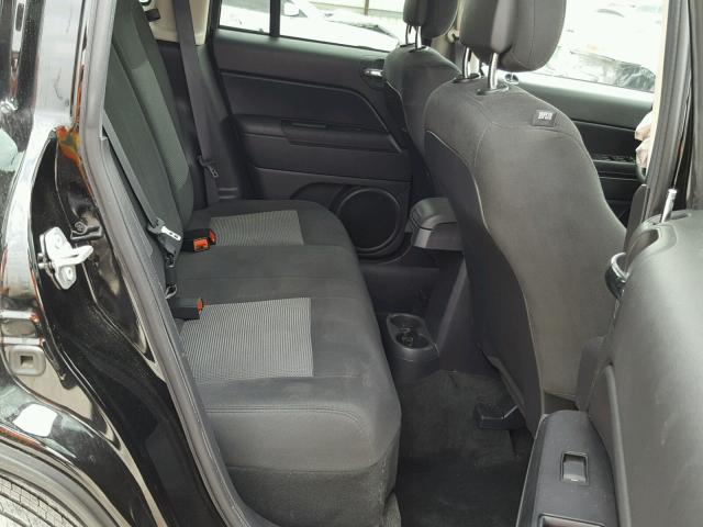 1C4NJCBA1HD124258 - 2017 JEEP COMPASS SP შავი ფოტო 6