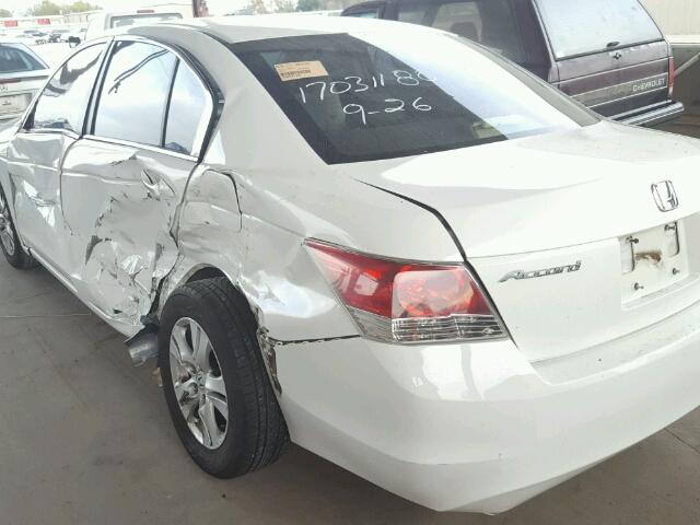 1HGCP26478A021949 - 2008 HONDA ACCORD LXP WHITE photo 9