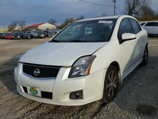 3N1AB6AP4BL720682 - 2011 NISSAN SENTRA 2.0 WHITE photo 2