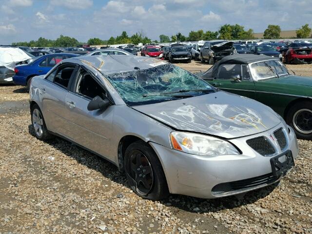 1G2ZG57B684194839 - 2008 PONTIAC G6 BASE SILVER photo 1