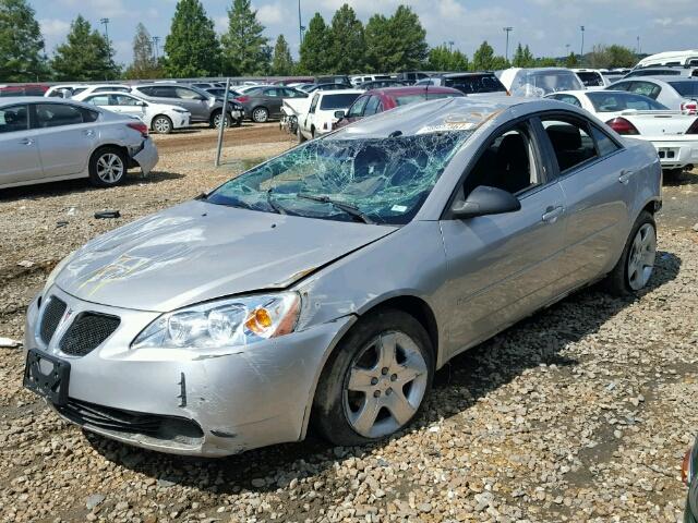 1G2ZG57B684194839 - 2008 PONTIAC G6 BASE SILVER photo 2