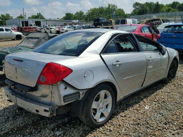 1G2ZG57B684194839 - 2008 PONTIAC G6 BASE SILVER photo 4