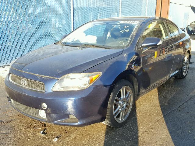 JTKDE177060080901 - 2006 TOYOTA SCION TC BLUE photo 2