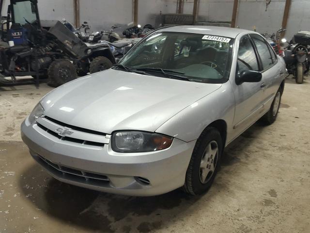 1G1JC52F347144156 - 2004 CHEVROLET CAVALIER SILVER photo 2