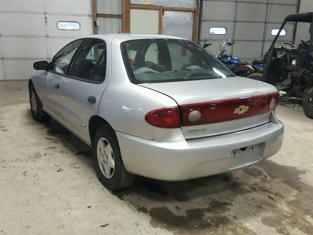 1G1JC52F347144156 - 2004 CHEVROLET CAVALIER SILVER photo 3