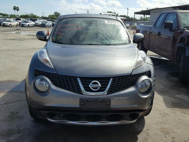 JN8AF5MR7CT106493 - 2012 NISSAN JUKE S GRAY photo 9