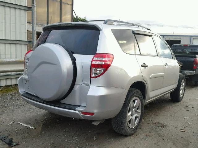 2T3BF4DV0CW233509 - 2012 TOYOTA RAV4 SILVER photo 4