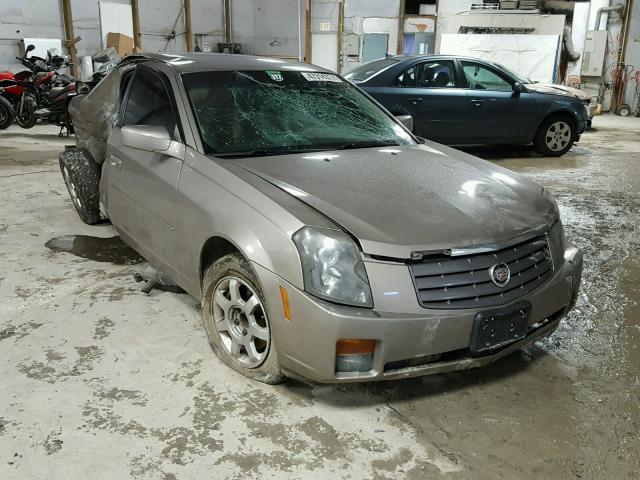 1G6DM577240119232 - 2004 CADILLAC CTS TAN photo 1