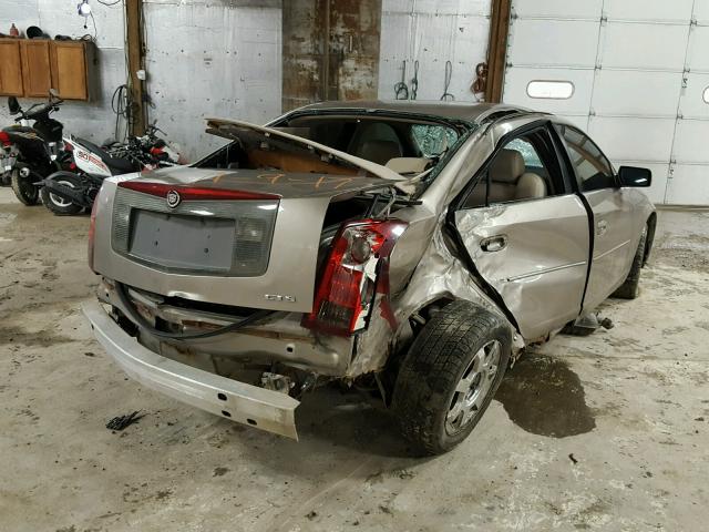 1G6DM577240119232 - 2004 CADILLAC CTS TAN photo 4