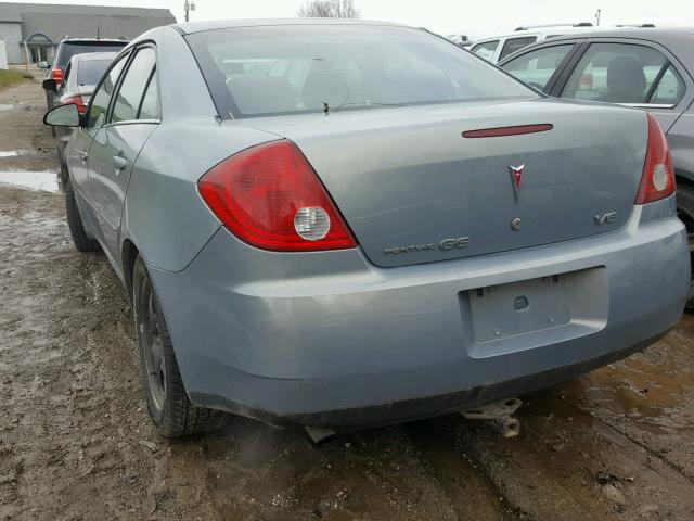 1G2ZG58N874193716 - 2007 PONTIAC G6 BASE BLUE photo 3