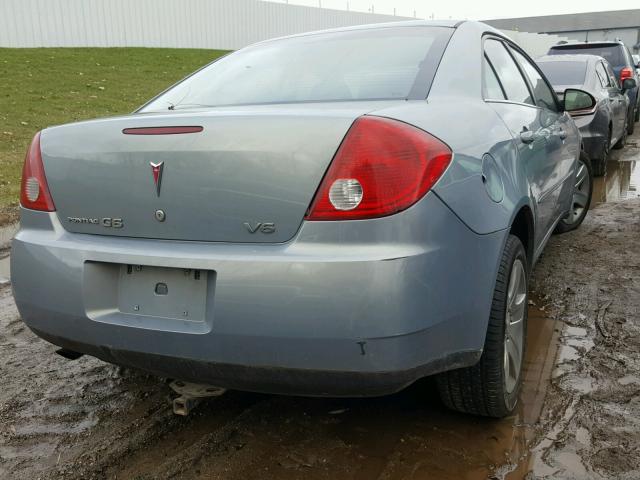 1G2ZG58N874193716 - 2007 PONTIAC G6 BASE BLUE photo 4