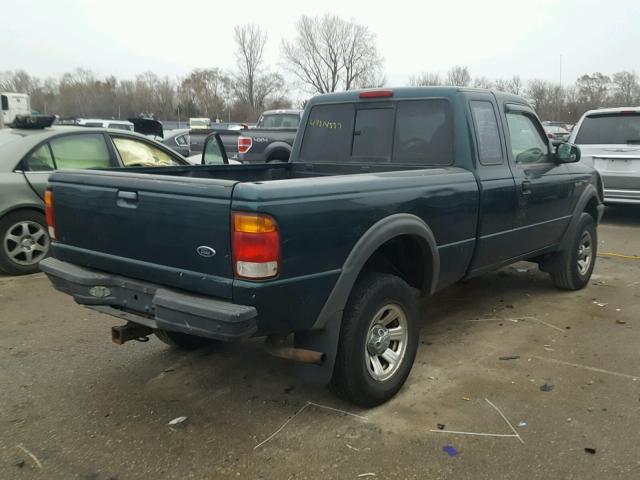 1FTZR15U8WPB26542 - 1998 FORD RANGER SUP GREEN photo 4