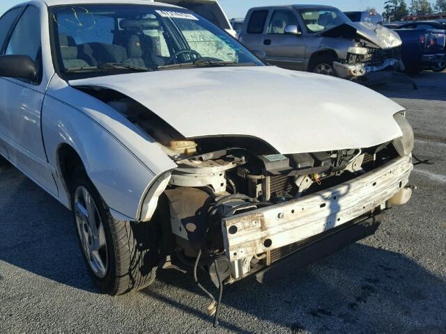 1G2JB5243X7577641 - 1999 PONTIAC SUNFIRE SE WHITE photo 9