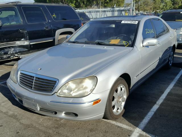 WDBNG70J81A188778 - 2001 MERCEDES-BENZ S 430 SILVER photo 2