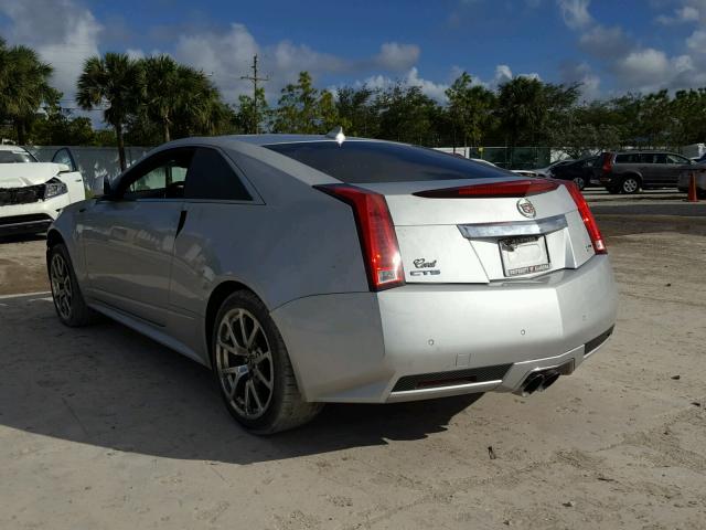 1G6DV1EP5C0101380 - 2012 CADILLAC CTS-V GRAY photo 3