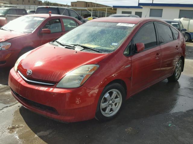 JTDKB20U463153568 - 2006 TOYOTA PRIUS RED photo 2