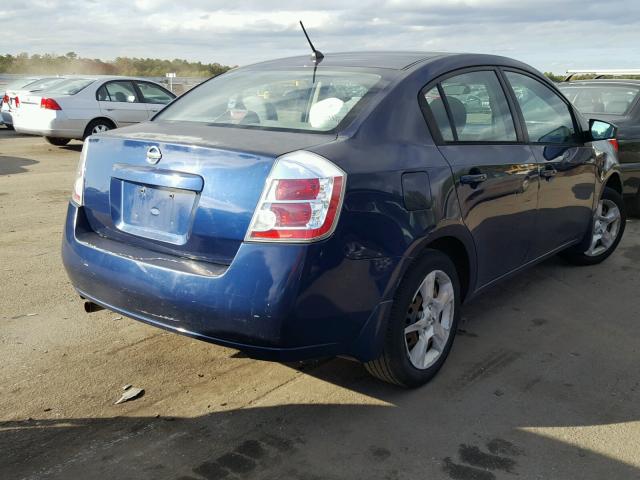 3N1AB61E57L716288 - 2007 NISSAN SENTRA 2.0 BLUE photo 4