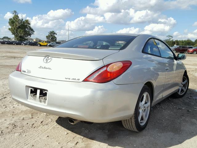 4T1CA30P16U074713 - 2006 TOYOTA CAMRY SOLA SILVER photo 4