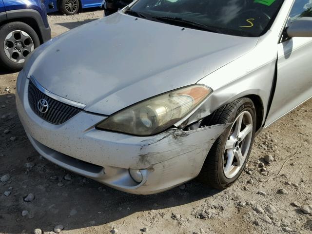 4T1CA30P16U074713 - 2006 TOYOTA CAMRY SOLA SILVER photo 9