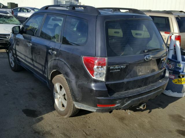 JF2SHBBCXBG774546 - 2011 SUBARU FORESTER 2 BLUE photo 3