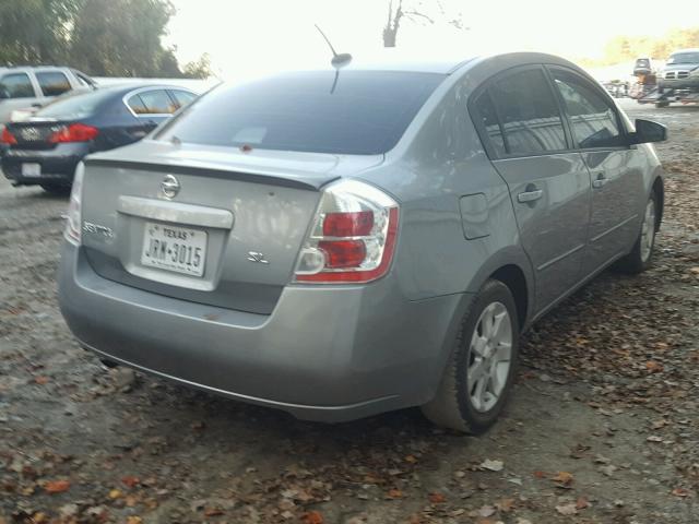 3N1AB61E38L640796 - 2008 NISSAN SENTRA 2.0 GRAY photo 4