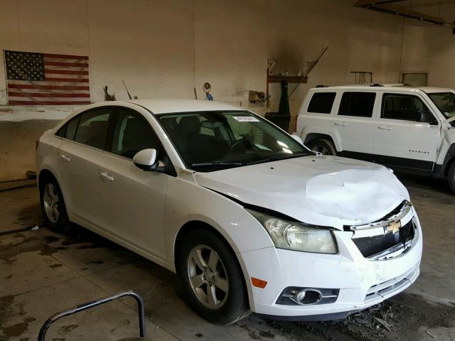 1G1PC5SB7D7171092 - 2013 CHEVROLET CRUZE LT WHITE photo 1