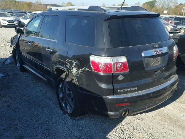 1GKKRTEDXCJ271906 - 2012 GMC ACADIA DEN BLACK photo 3