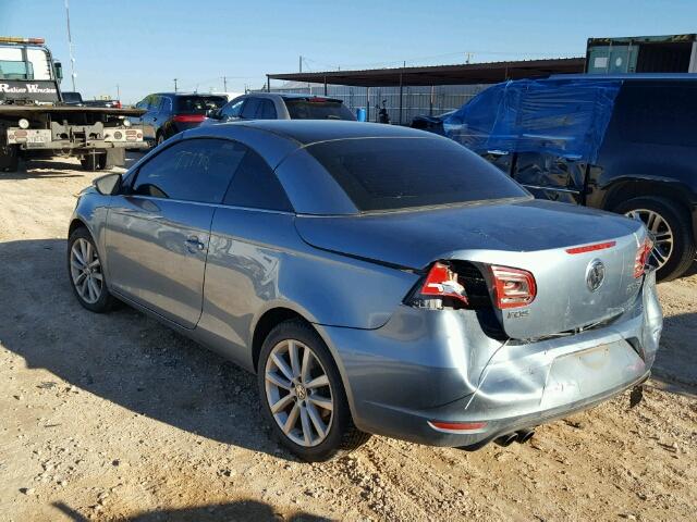 WVWBW7AH5CV003066 - 2012 VOLKSWAGEN EOS KOMFOR 蓝色 照片 3