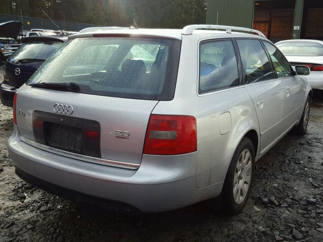 WAULH54B0YN089871 - 2000 AUDI A6 2.8 AVA SILVER photo 4