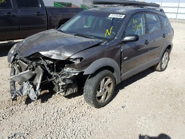 5Y2SM64844Z409572 - 2004 PONTIAC VIBE GRAY photo 2