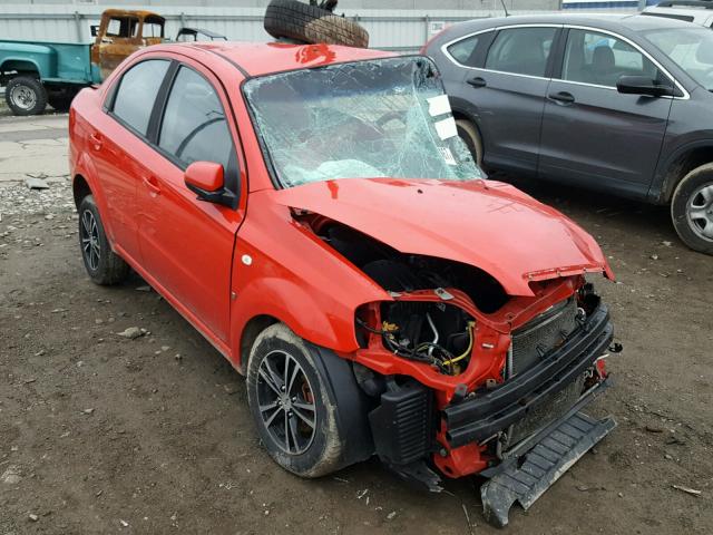 KL1TD56698B274198 - 2008 CHEVROLET AVEO BASE წითელი ფოტო 1