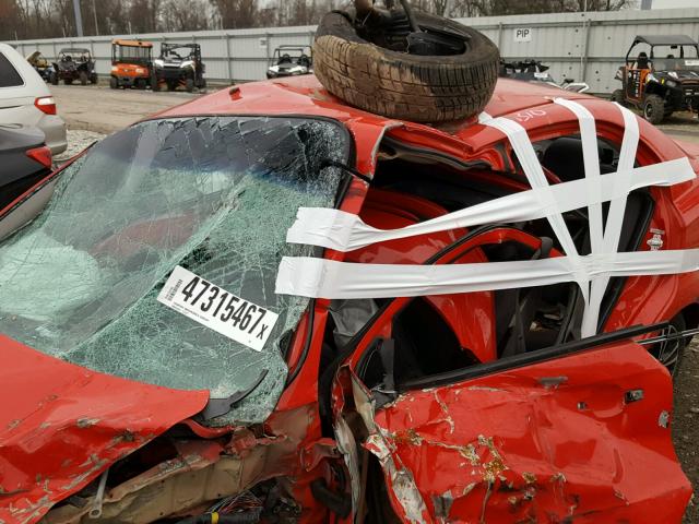 KL1TD56698B274198 - 2008 CHEVROLET AVEO BASE წითელი ფოტო 10